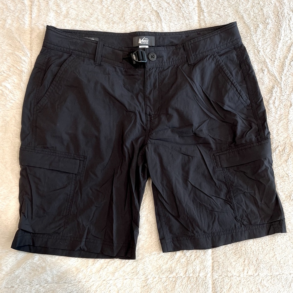 Black REI Cargo Shorts